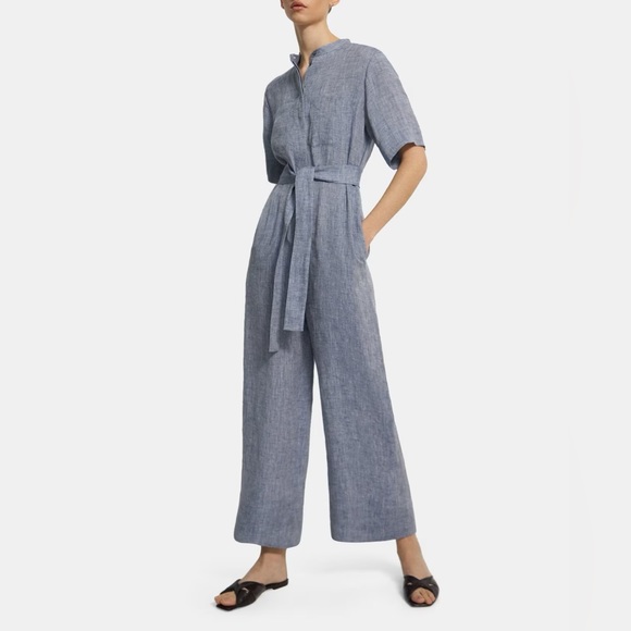 Theory 100% Hemp Jumpsuit Size 12 - Picture 2 of 16